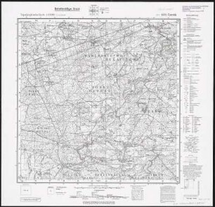 Meßtischblatt 2273 : Czersk, 1934 : Czersk. - Aufn. 1887, letzte Nachtr. 1934. - 1:25000. - [Berlin]: Reichsamt für Landesaufnahme, 1934. - 1 Kt.