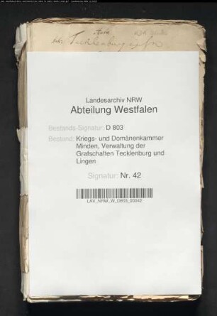 Tecklenburgische Akzise