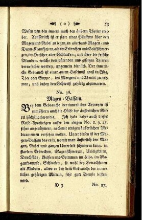 No. 36. Magen-Balsam.