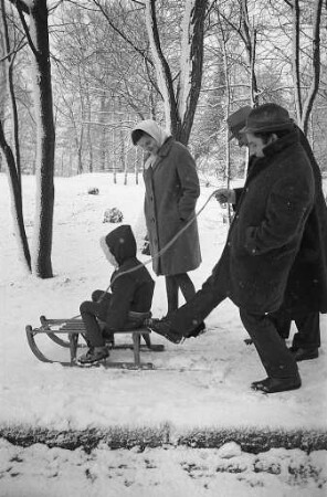 Wintereinbruch zu Beginn des neuen Jahres.