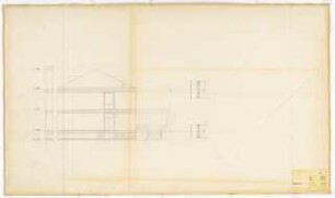 Forschungsinstitut für angewandte Mikroskopie, Photographie und Kinematographie, Karlsruhe: Ansicht Norden 1:50