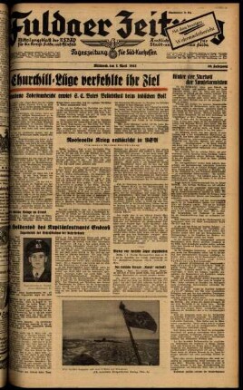Ausgabe vom Mittwoch, den 01. April 1942.