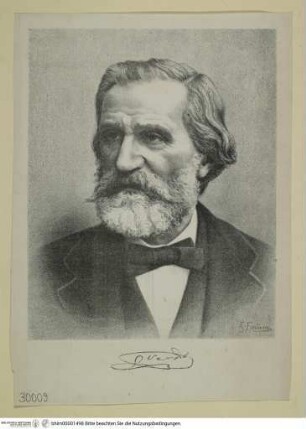Portrait des Giuseppe Verdi