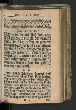 [Der geistliche Sabbath oder die wahre Seelen-Ruhe.]
