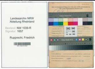 Entnazifizierung Friedrich Rupprecht , geb. 24.05.1920 ()