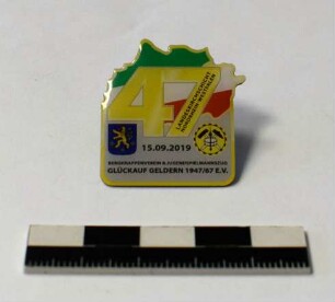 Anstecknadel 47. Landeskirchschicht der Berg- und Knappenvereine NRW