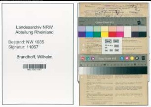 Entnazifizierung Wilhelm Brandhoff , geb. 26.09.1906 (Bergassessor)