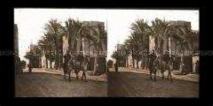 Berittene französische Militärstreife, Algier