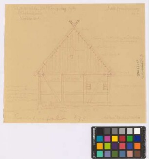 Reichenfelde (Kreis Königsberg/Neumark): Gemeindehirtenhaus. Nordansicht