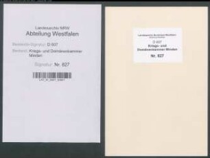 Amt Reineberg - Vogtei Gehlenbeck - Bauerschaft Nettelstedt: Unterlagen der Revisionskommission - Band 1