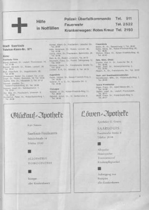 Erste Hilfe Stadt Saarlouis, Stadt Dillingen und Kreis Saarlouis