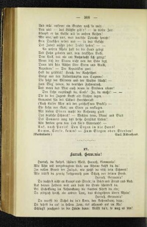 Hurrah, Germania!