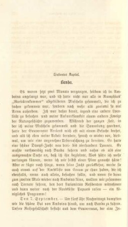 Siebentes Kapitel. Banda