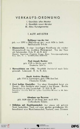 Alte Meister (Nr. 1-78)