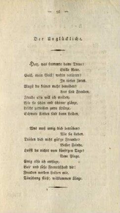 Der Unglückliche