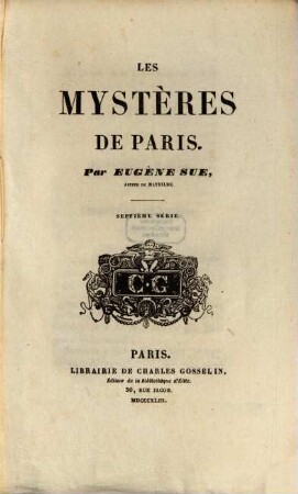 Les mystères de Paris. 7