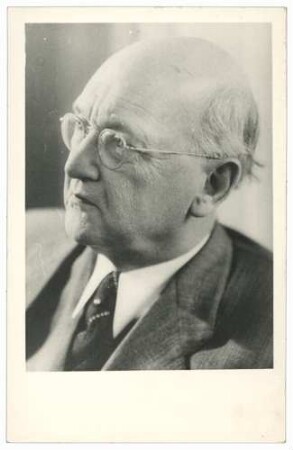 Fotografie von Hans Joachim Moser (1889-1967)