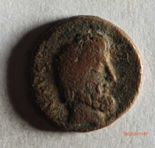 Römische Münze, Nominal Denar, Prägeherr L. Titurius L für Sabinus, Prägeort nicht bestimmbar, Fälschung