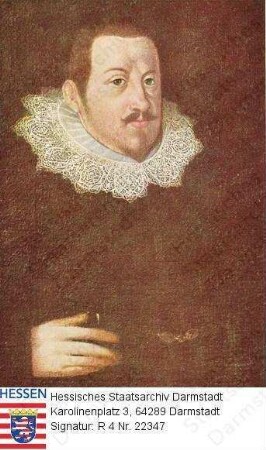 Ludwig V. Landgraf v. Hessen-Darmstadt (1577-1626) / Porträt, Halbfigur