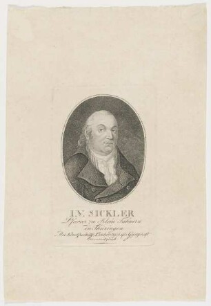 Bildnis des I. V. Sickler