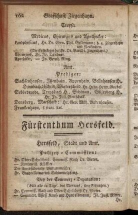 Fürstenthum Hersfeld.