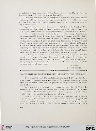 2.Ser. 5.1912: Aanwinsten Niederlandsch Museum voor Geschiedenis en Kunst