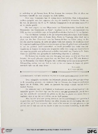 2.Ser. 5.1912: Aanwinsten Niederlandsch Museum voor Geschiedenis en Kunst