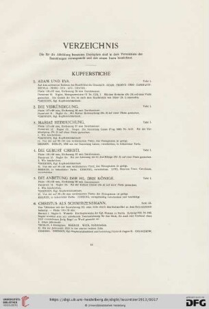 Kupferstiche (Nr. 1 – 24)
