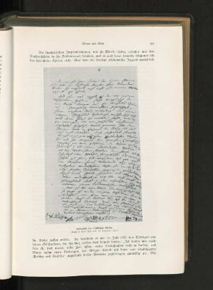Handschrift des 27 jährigen Mörike