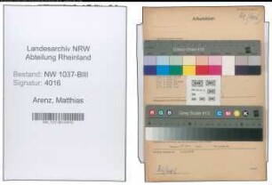 Entnazifizierung Matthias Arenz , geb. 21.05.1910 (Landgerichtsrat)