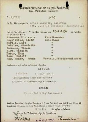 Schulte, Elise