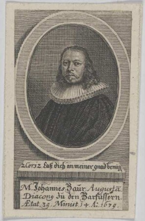 Bildnis des Johannes Baur