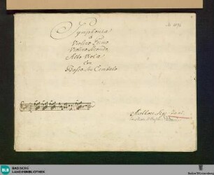 Symphonies - Don Mus.Ms. 2076 : vl (2), vla, b; F; JenS 35