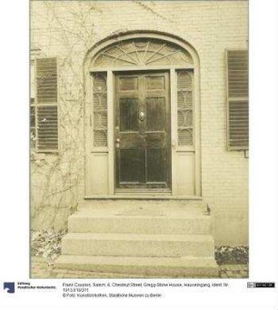 Salem, 8, Chestnut Street, Gregg-Stone House, Hauseingang