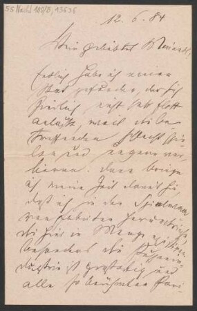 Brief an Mariette von Roell : 12.06.1884
