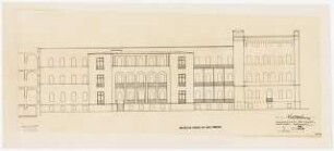 Evangelisches Diakonissenkrankenhaus Bethanien, Berlin-Kreuzberg Umbau. Hauptgebäude: Südflügel: Nordansicht 1:100 (Folie von Inv.Nr. 36591)