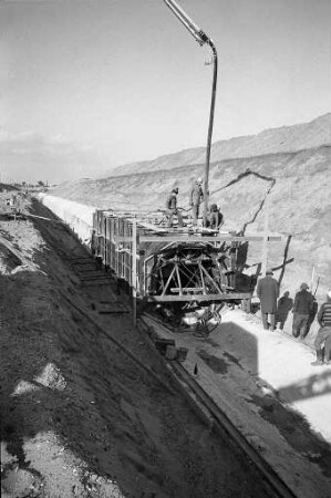 Bau der Nordbahn östlich der Nordweststadt