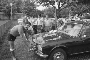 1. Internationales Pokal-Fußballturnier der Betriebssportgemeinschaft Taxi Karlsruhe im Wildparkstadion