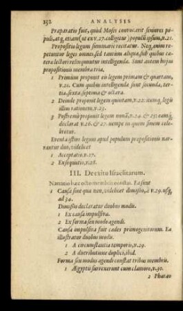 III. De exitu Israëlitarum.