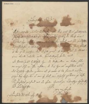 Brief an B. Schott's Söhne : 25.12.1836