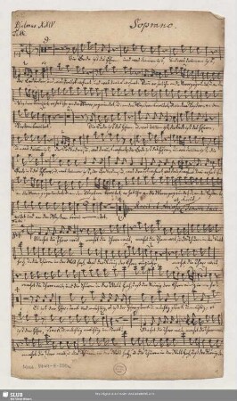 Stimmensatz [Schreiber: Reichard, H. G.]