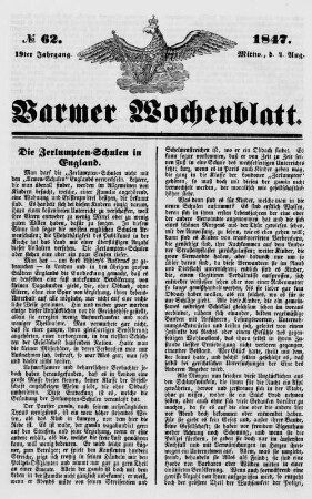 Barmer Wochenblatt. 1838-1859
