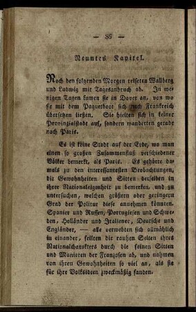 Neuntes Kapitel. - Zehntes Kapitel.