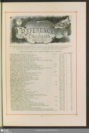 Liste Des Réferences Des Chaudières Babcock & Wilcox