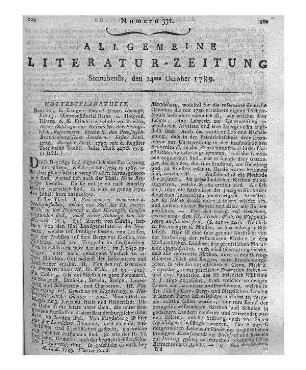 1789: Allgemeine Literatur-Zeitung