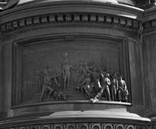 Denkmal für Nikolaus I. — Besichtigung der Eisenbahnstrecke St. Petersburg - Moskau