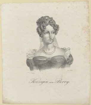 Bildnis der Karoline Ferdinande Louise von Berry