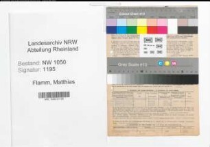 Entnazifizierung Matthias Flamm , geb. 01.03.1890 (Architekt)