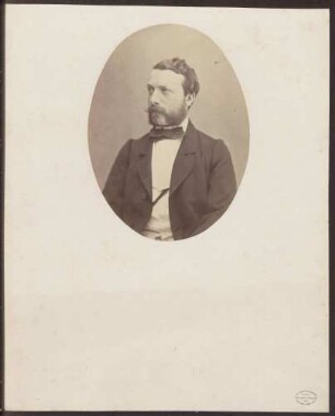 Großherzog Friedrich I., Brustporträt.