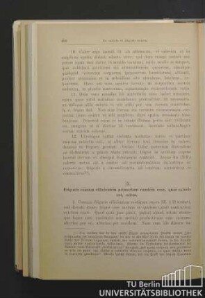 IX. Frigoris causam efficientem primariam eandem esse, quae caloris est, solem. / IX. Die erste bewirkende Ursache der Kälte, eine und dieselbe, wie die der Wärme, nämlich die Sonne.